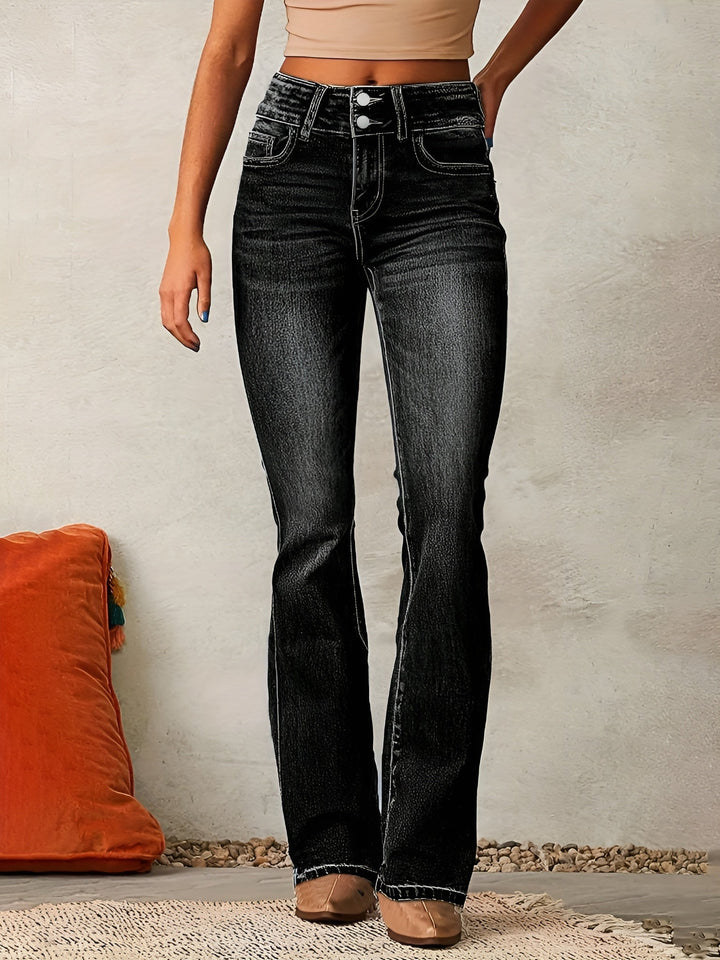 Jeans Évasés Taille Haute Terra