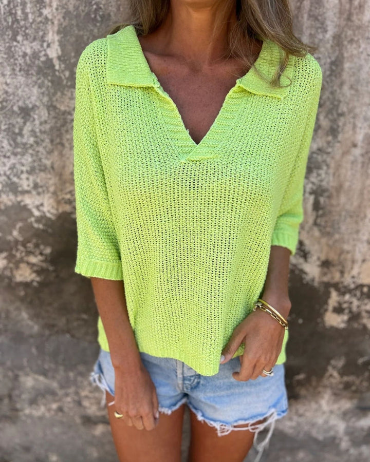 GARIELE - TOP EN MAILLE BOHO