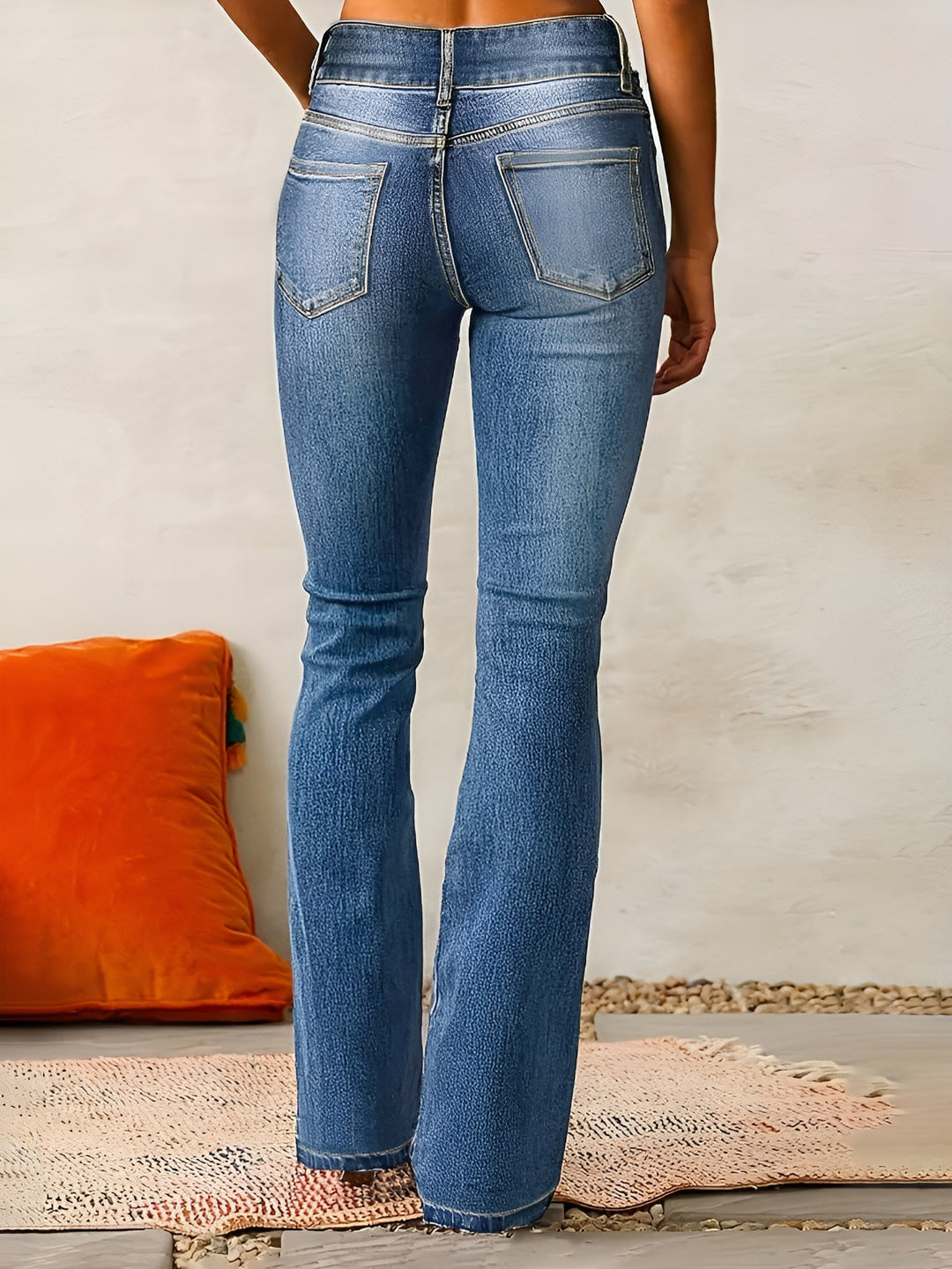 Jeans Évasés Taille Haute Terra