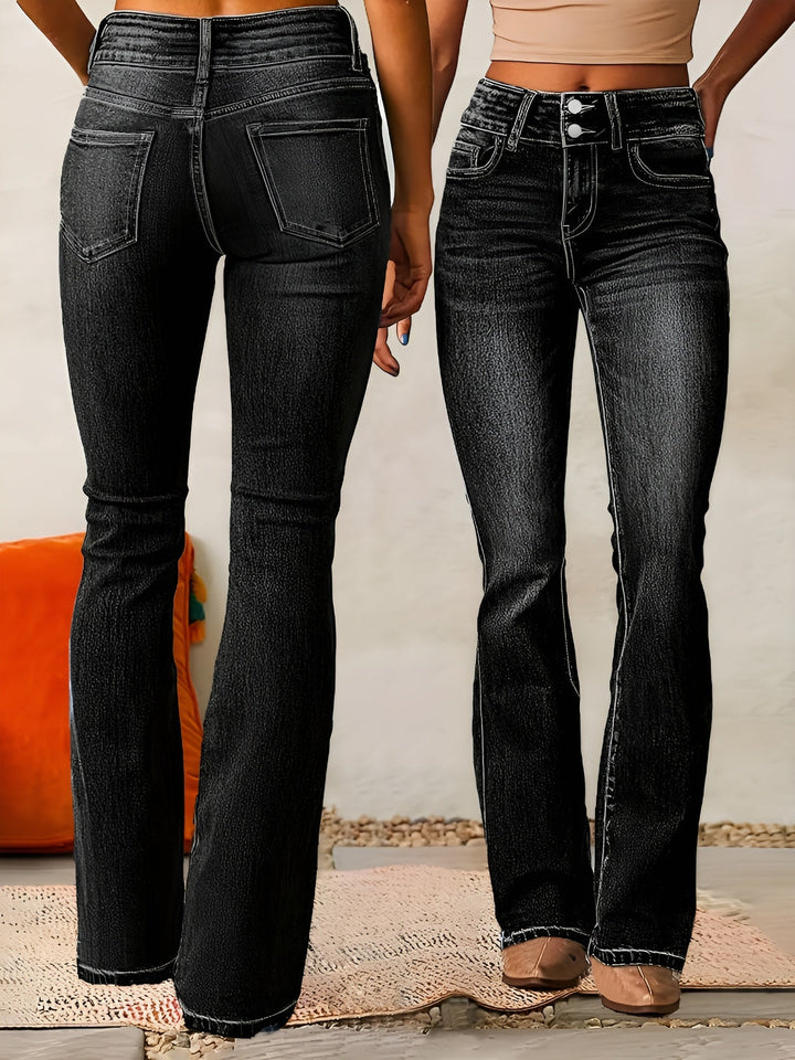Jeans Évasés Taille Haute Terra