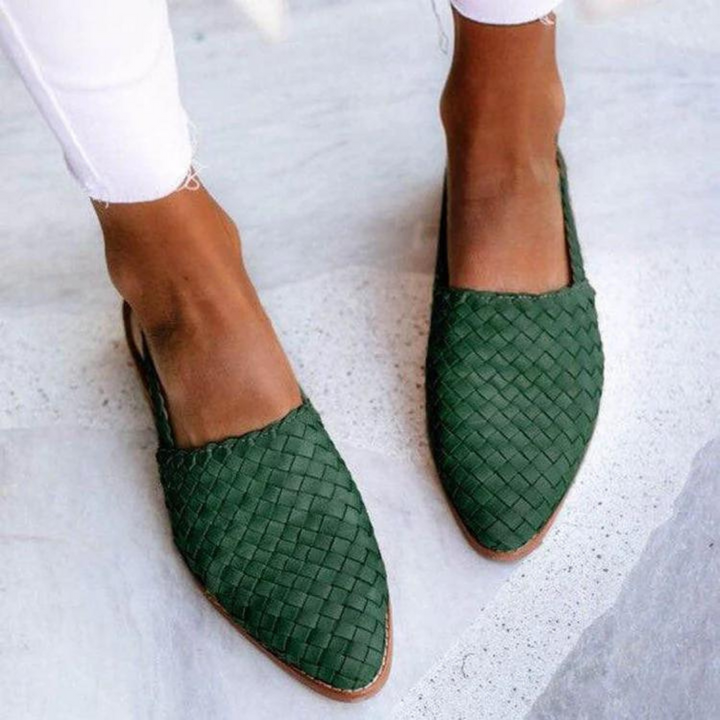 Arielle-Claire™ | Sandales Plates Artisanales Élégantes et Confortables