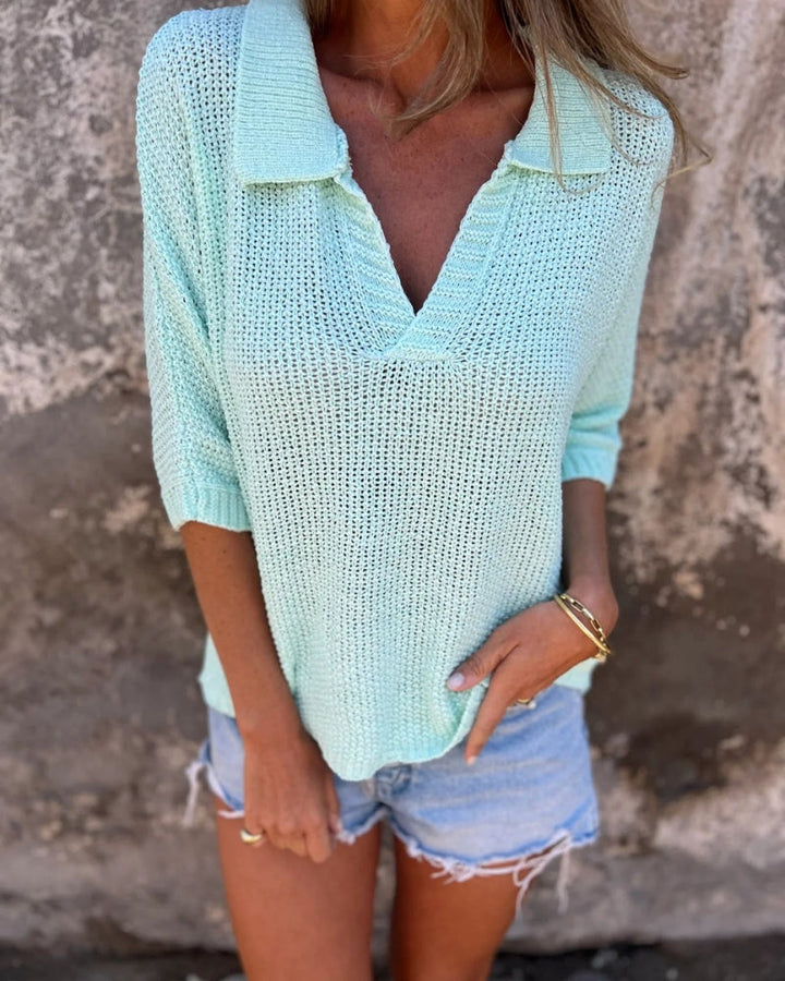 GARIELE - TOP EN MAILLE BOHO