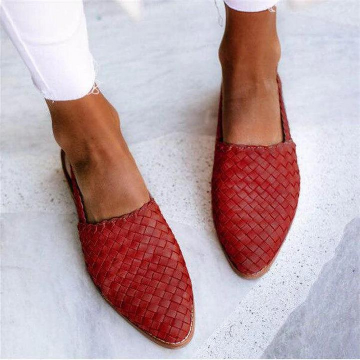 Arielle-Claire™ | Sandales Plates Artisanales Élégantes et Confortables