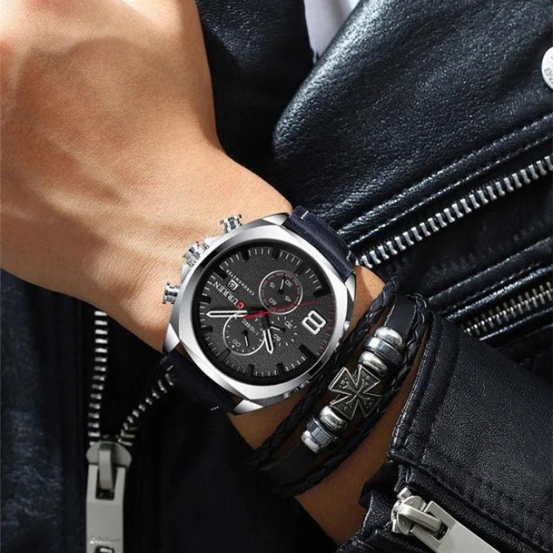 Montre militaire sportive chronographe étanche