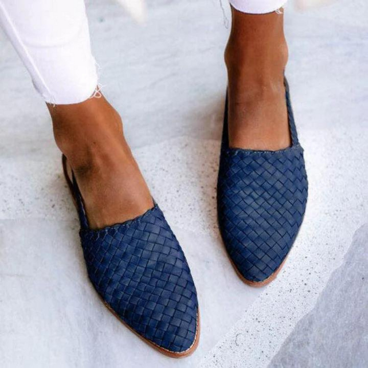 Arielle-Claire™ | Sandales Plates Artisanales Élégantes et Confortables