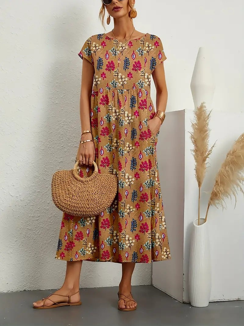 Camille | Robe fleurie élégante