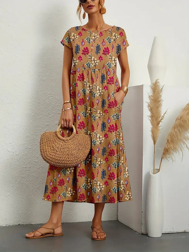 Camille | Robe fleurie élégante