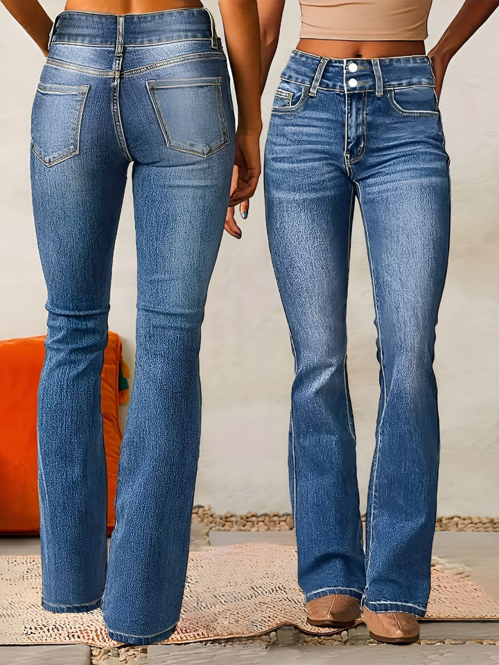 Jeans Évasés Taille Haute Terra