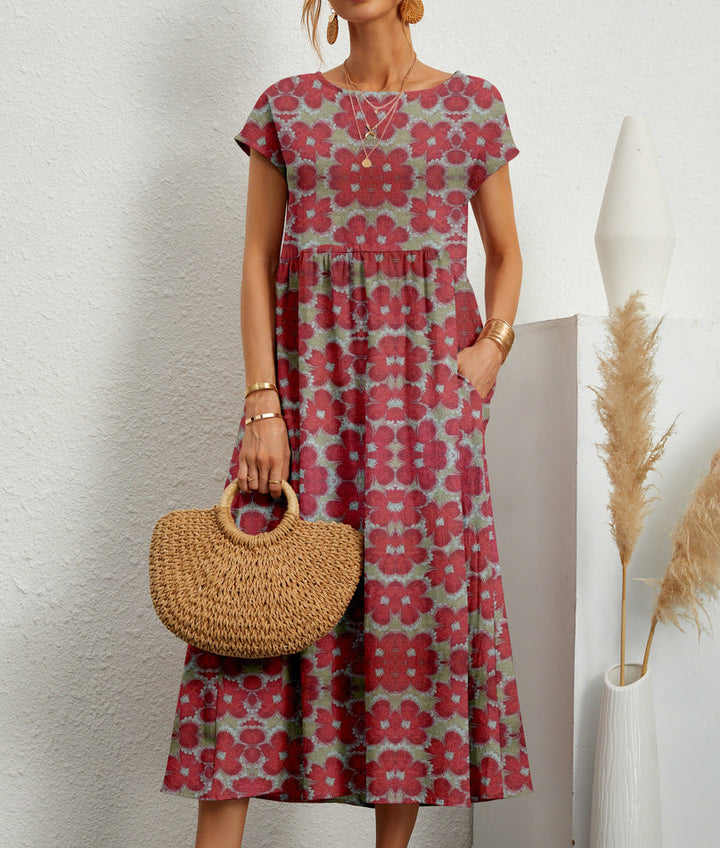 Camille | Robe fleurie élégante