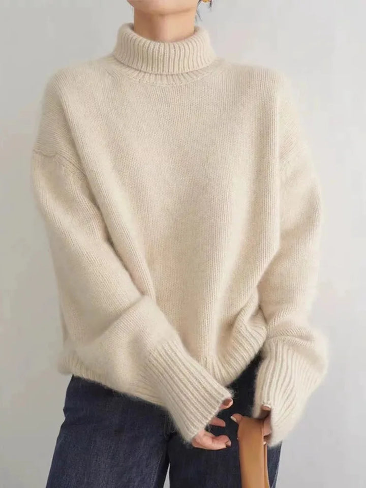 Juliette | Pull col roulé en cachemire