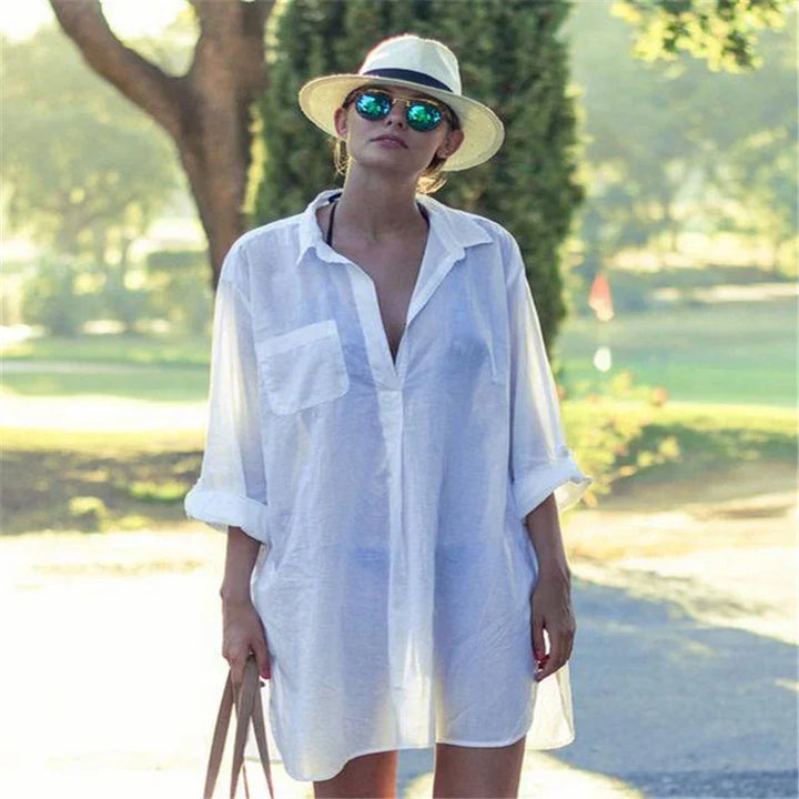 Zayna - Sac de bain Couverture Maillot de bain T-shirt découpé