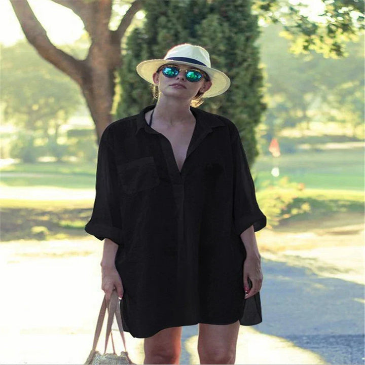 Zayna - Sac de bain Couverture Maillot de bain T-shirt découpé