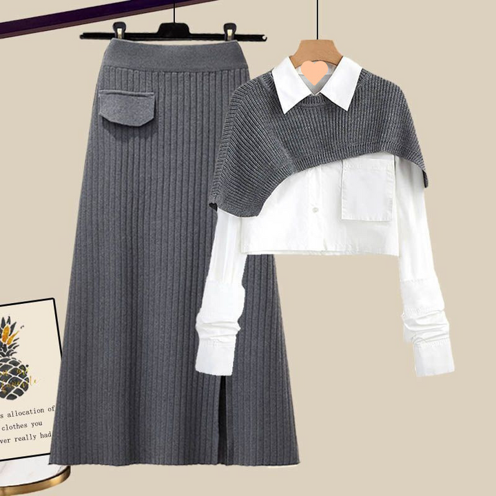 WILHELMINE™ | Ensemble de Costume Élégant 3 Pièces pour Femmes