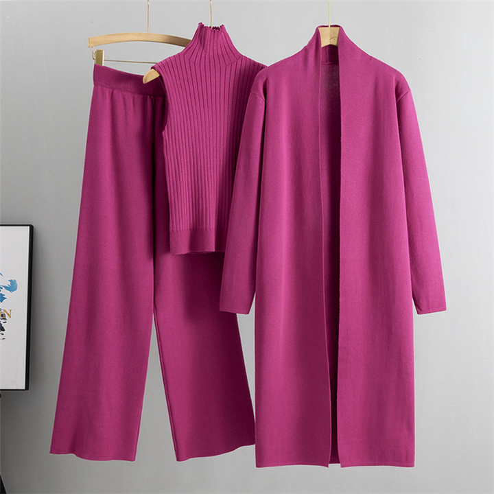 GISELA™ | Ensemble de Costume Élégant 3 Pièces pour Femmes