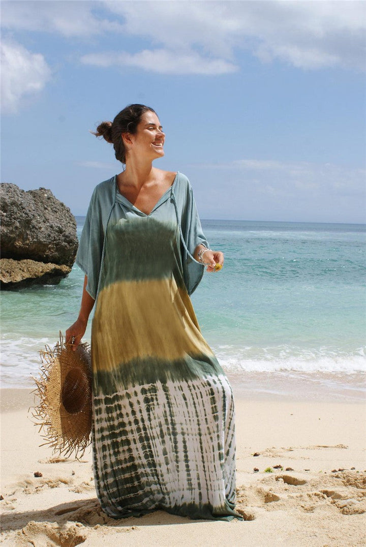 Isla - Robe de plage imprimée pour vacances en bikini