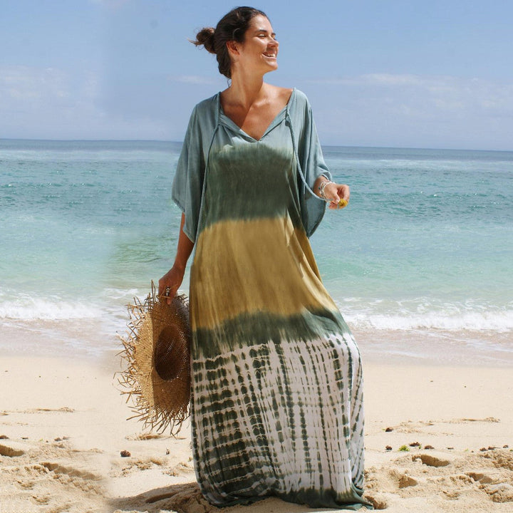 Isla - Robe de plage imprimée pour vacances en bikini