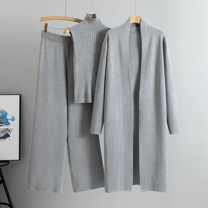 GISELA™ | Ensemble de Costume Élégant 3 Pièces pour Femmes