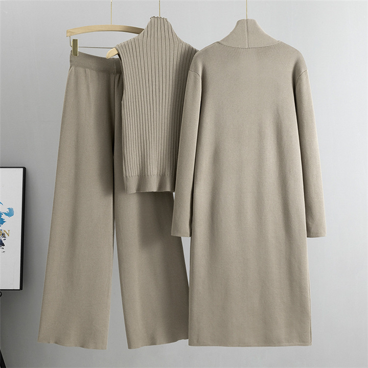 GISELA™ | Ensemble de Costume Élégant 3 Pièces pour Femmes
