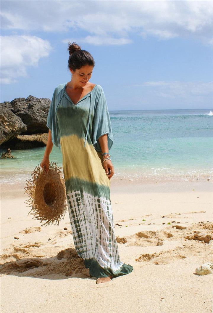 Isla - Robe de plage imprimée pour vacances en bikini