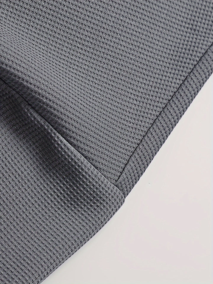 Ensemble de détente en tricot waffle