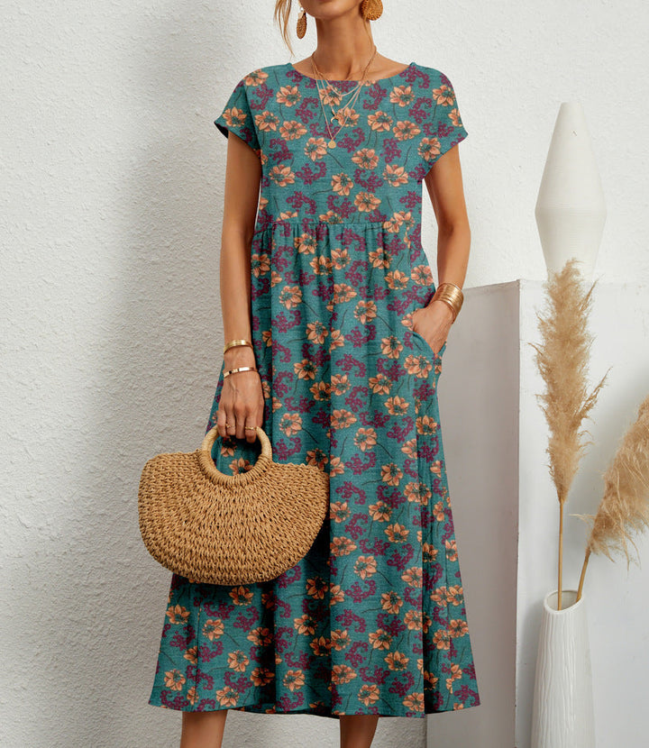 Camille | Robe fleurie élégante
