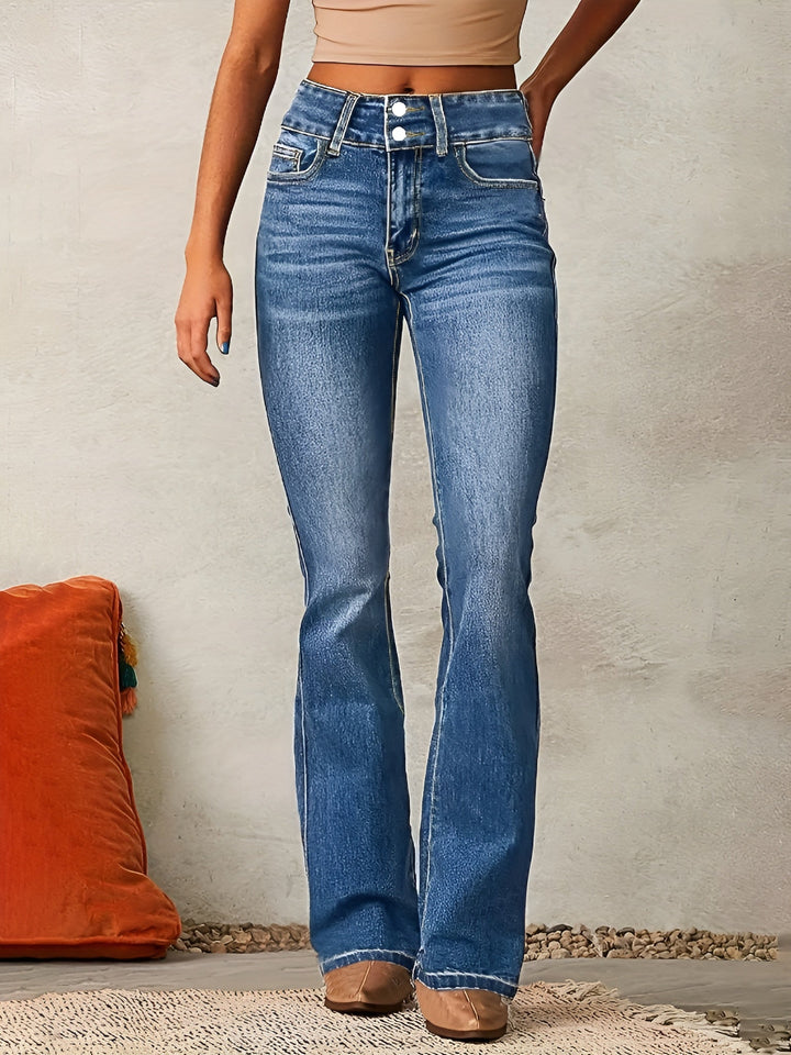 Jeans Évasés Taille Haute Terra