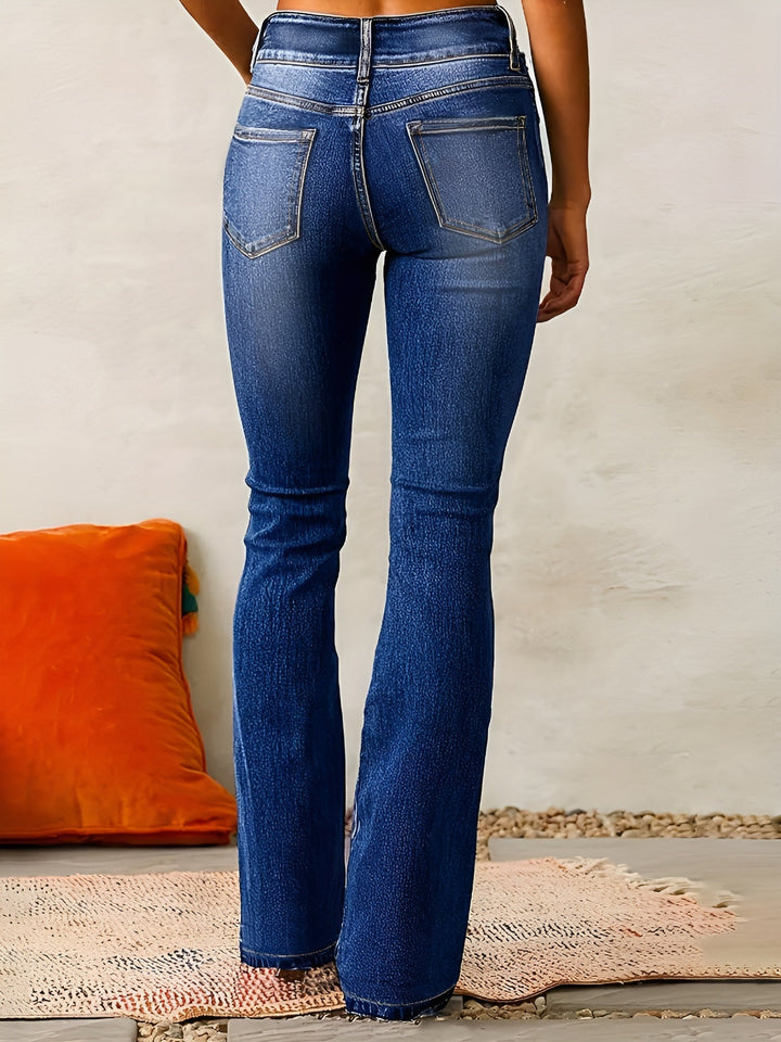 Jeans Évasés Taille Haute Terra