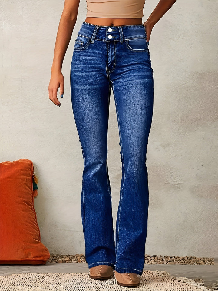 Jeans Évasés Taille Haute Terra