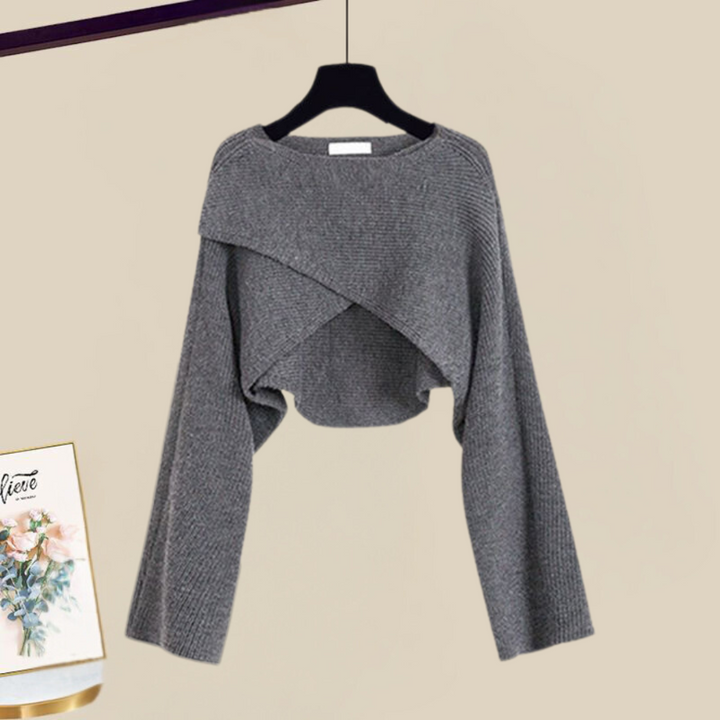 LENI - Ensemble de Robe Tricot Élégant
